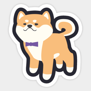 Formal Shiba Inu Sticker